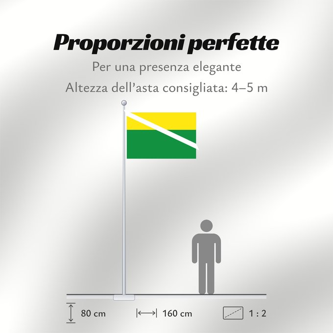 Proporzioni della bandiera: Chiriguaná  Cesar	Chiriguaná (Cesar)	Municipio de Chiriguaná  Cesar