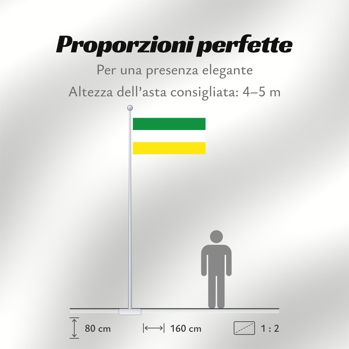 Proporzioni della bandiera: Mistrato, Risaralda Municipal flag of Mistrato, Risaralda