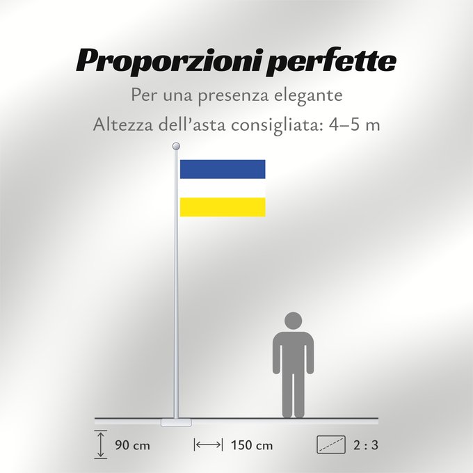Proporzioni della bandiera: Palestina Huila Palestina (Huila) Municipio de Palestina Huila