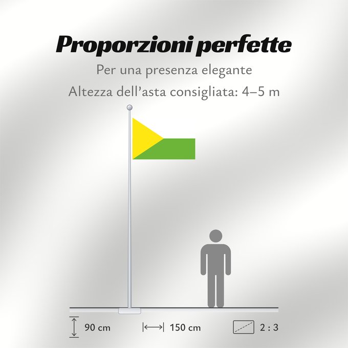 Proporzioni della bandiera: Taraira  Vaupés	Taraira	Municipio de Taraira  Vaupés