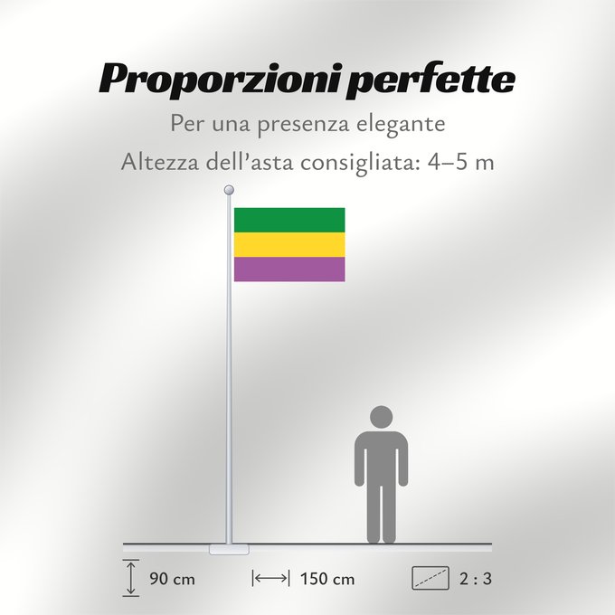 Proporzioni della bandiera: Tarquí Huila Tarquí (Huila) Municipio de Tarquí Huila
