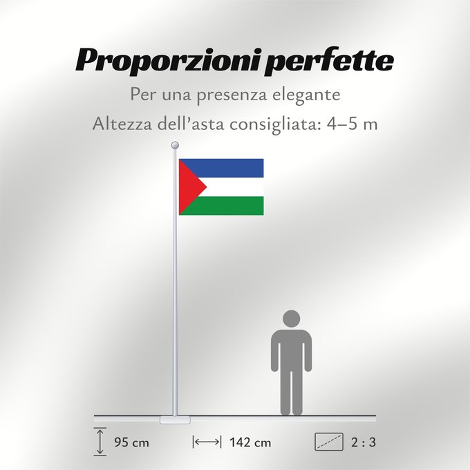 Proporzioni della bandiera: Guanacaste