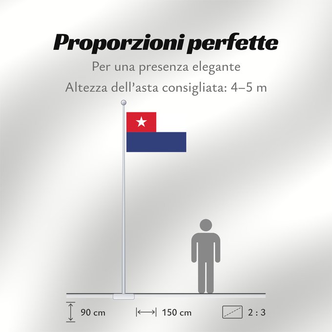 Proporzioni della bandiera: Naval Jack of Cuba