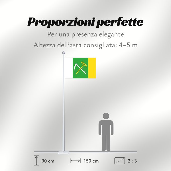 Proporzioni della bandiera: Blatnicka CZ	Municipal flag of Blatnička village	Blatnička	Blatnička, okres Hodonín