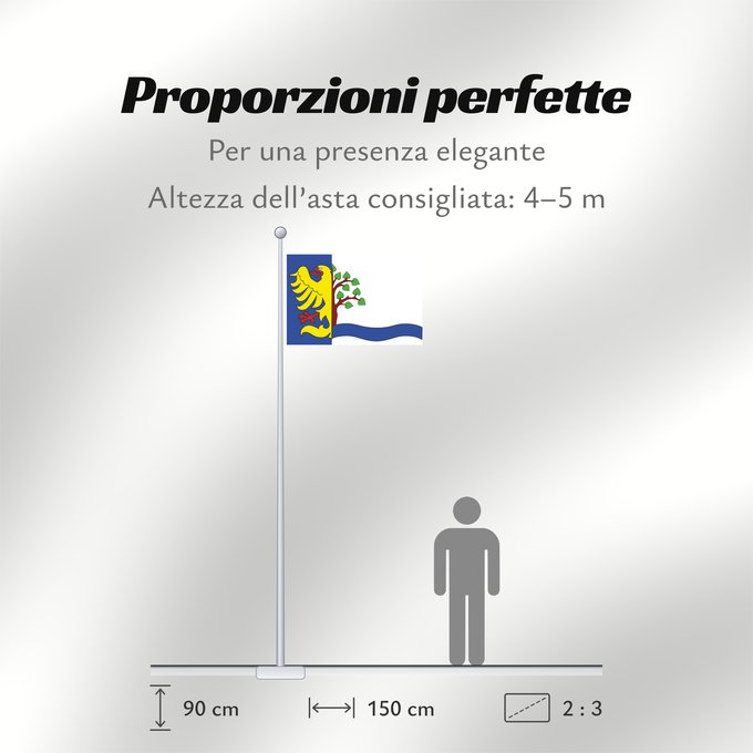 Proporzioni della bandiera: Dolni Lomna Dolní Lomná village in Czechia