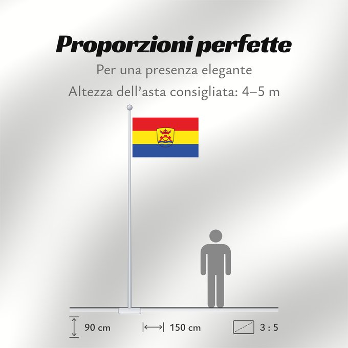 Proporzioni della bandiera: Marzling (Münchener Umland)