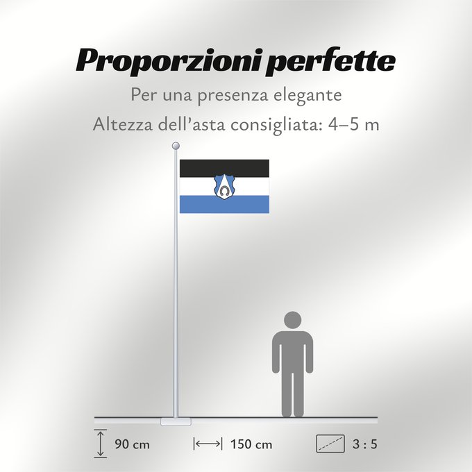 Proporzioni della bandiera: Bobingen, St (Bayerisch-Schwaben)