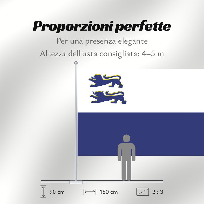 Proporzioni della bandiera: Bund Deutscher Norsleswischer