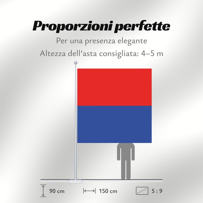 Proporzioni della bandiera: Cotopaxi	Provincia de Cotopaxi