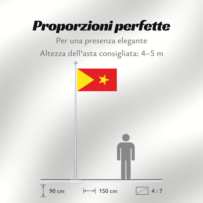 Proporzioni della bandiera: Tigray Region	Région du Tigré	Región de Tigray	Regione di Tigrè