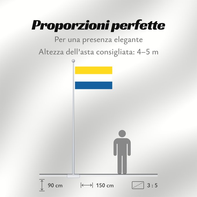 Proporzioni della bandiera: Tornedalians  2007	Tornedalians (2007)	Tornédaliens (2007)	Tornedalianos (2007)	Tornedalen (2007)	Tornedaliani (2007)	The new flag of Tornedalians in official measures