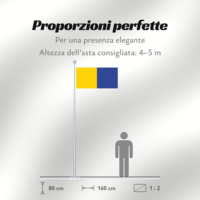 Proporzioni della bandiera: County Clare Comté de Clare Condado de Clare Contea di Clare