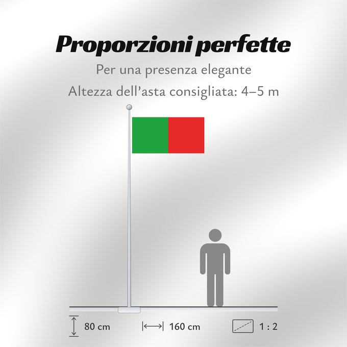 Proporzioni della bandiera: County Mayo	Comté de Mayo	Condado de Mayo	Contea di Mayo