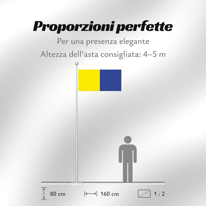 Proporzioni della bandiera: County Roscommon	Comté de Roscommon	Condado de Roscommon	Contea di Roscommon