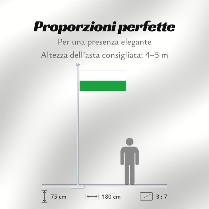 Proporzioni della bandiera: Tehga