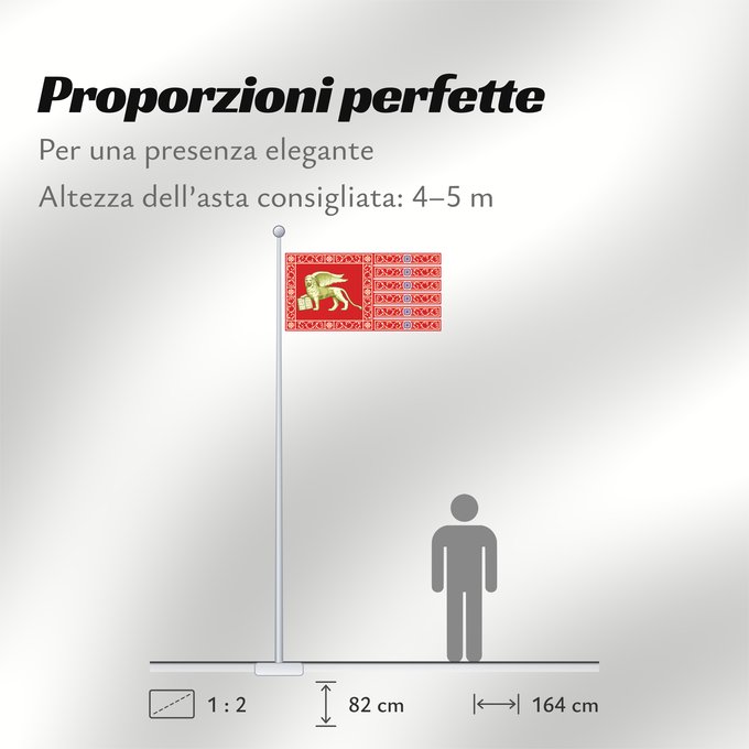 Proporzioni della bandiera: Most Serene Republic of Venice	Province of Venice	Venise	Provincia de Venecia	Provinz Venedig	Provincia di Venezia	Republic of Venice