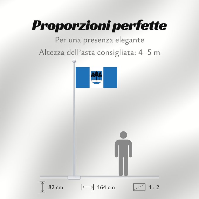 Proporzioni della bandiera: Ogre	Ogre, Latvia	Ogres