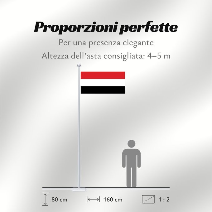 Proporzioni della bandiera: Libya  1969–1972	Libyan Arab Republic  1969-1972	République arabe libyenne  1969-1972	República Árabe Libia (1969–1972)	Libysche Arabische Republik (1969–1972)	Repubblica Araba Libica  1969-1972	علم الجمهورية العربية الليبية  ١٣٨٩-١٣٩٨