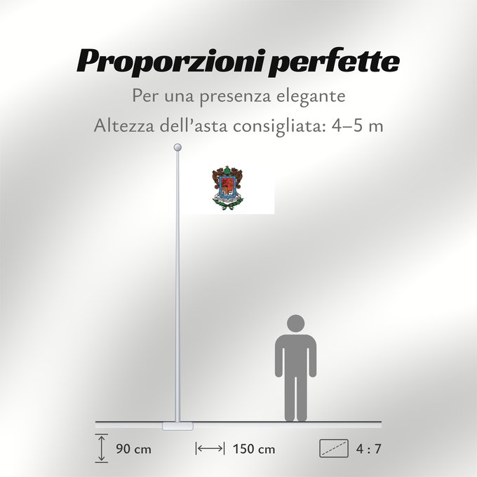 Proporzioni della bandiera: Michoacan	Michoacán