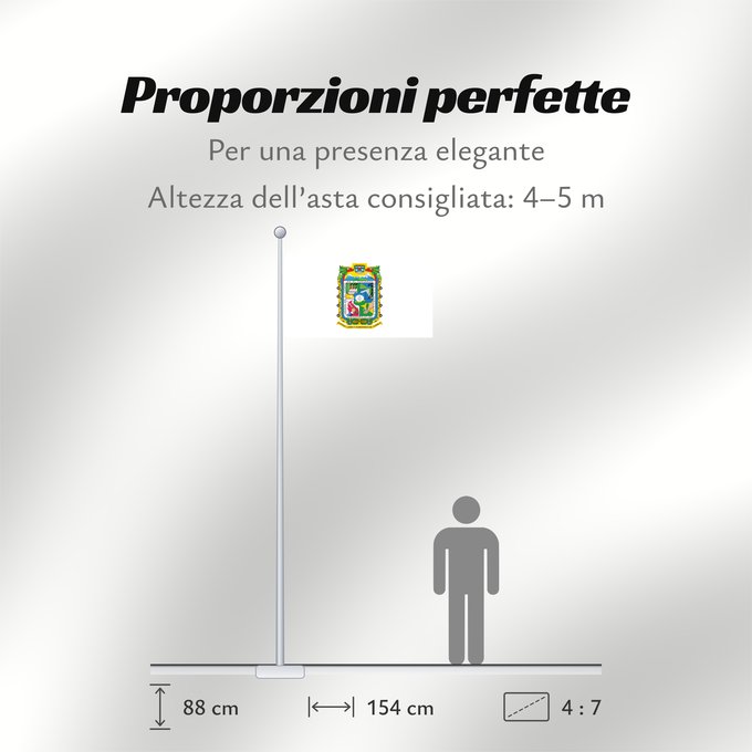 Proporzioni della bandiera: Puebla