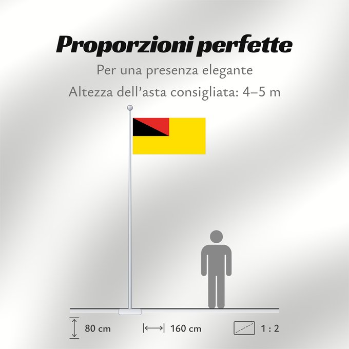 Proporzioni della bandiera: Negeri Sembilan Negeri Sembilan, a state of Malaysia