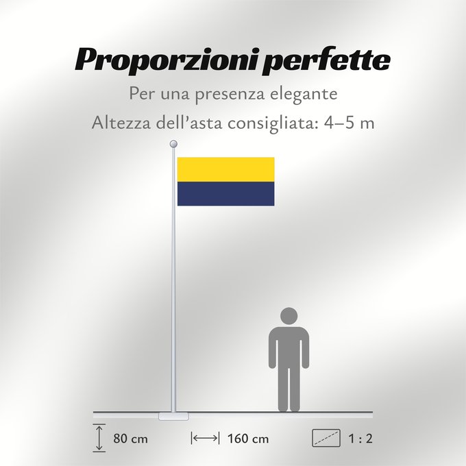 Proporzioni della bandiera: Perlis Perlis, Malaysia