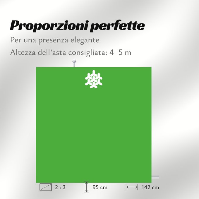 Proporzioni della bandiera: Dronten	Dutch municipality of Dronten