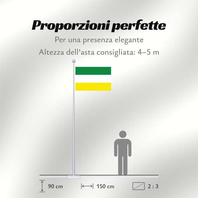 Proporzioni della bandiera: Cajamarca