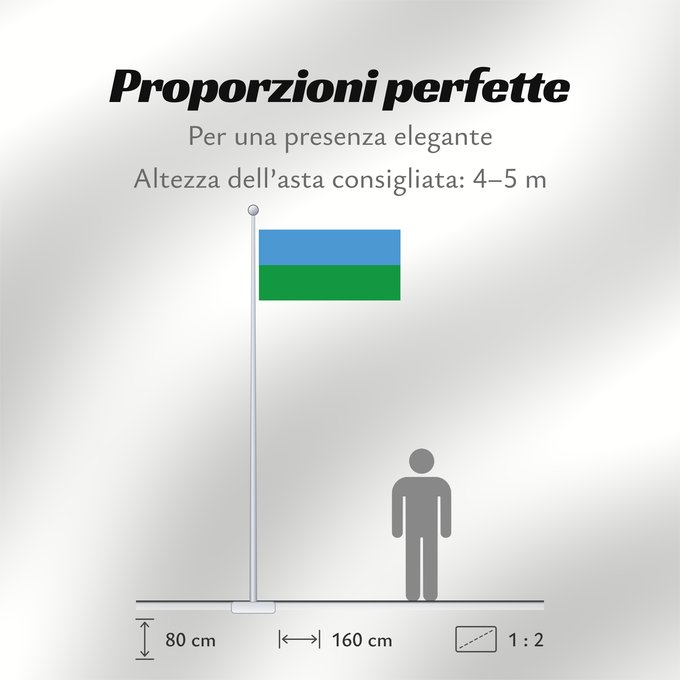Proporzioni della bandiera: Polovinka  Khanty-Mansia	Polovinka rural settlement	Polovinka	Флаг сельского поселения Половинка