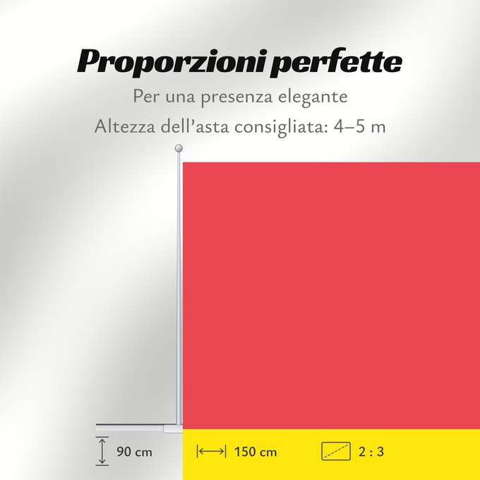 Proporzioni della bandiera: Pretoria, South Africa	Pretoria