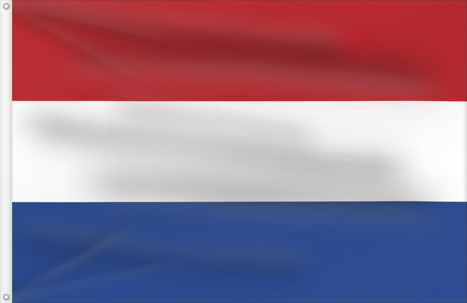 Flag, with two metal eyelets and reinforced hoist: Caribisch Nederland, Hulanda Karibe, BES-eilanden, Bonaire, Saba, Sint Eustatius