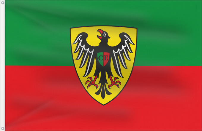 Drapeau, avec deux œillets métalliques et guindant renforcé : Esslingen am Neckar (Region Stuttgart)