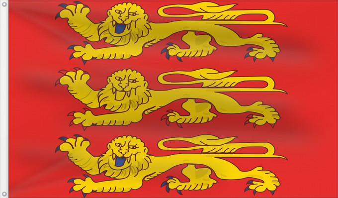 Flagge, mit zwei Metallösen und verstärktem Besatzband: Haute-Normandie Upper Normandy region in France Région Haute-Normandie en France Baja Normandía Upper Normandie Alta Normandia