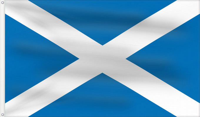 Drapeau, avec deux œillets métalliques et guindant renforcé : Scotland	L Écosse	Escocia	Schottland	Scozia	Schotland	Escócia	Szkocji	Scotlandes	علم اسكتلندا	Знаме на Шотландия	Banniel Bro-Skos	Skotská vlajka	Yr Alban	Skotlands	Σημαία της Σκωτίας	Skotio	Šotimaa lipp	پرچم اسکاتلند	Skotlannin	HAlban	H-Alba	Brattagh ny h