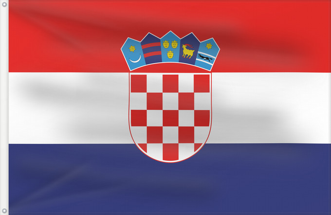 Bandera, con dos ojales metálicos y lado del asta reforzado: Croatia	It is easy to put a border around this flag image	Croatie	Croacia	Kroatien	Croazia	Kroatië	Croácia	Chorwacji	Kroasië	علم كرواتيا	Xorvatiya	Vo Kroàzien	Sciag Charvatyji / Сцяг Харватыі	Ściag Charvatyji / Сьцяг Харватыі	Знаме на Хърватия	ক্রোয়েশিয়
