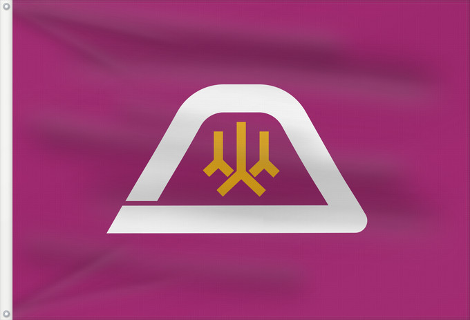 Drapeau, avec deux œillets métalliques et guindant renforcé : Yamanashi Prefecture	Yamanashi	Prefectura de Yamanashi	Präfektur Yamanashi	山梨県旗（1966年12月1日制定）