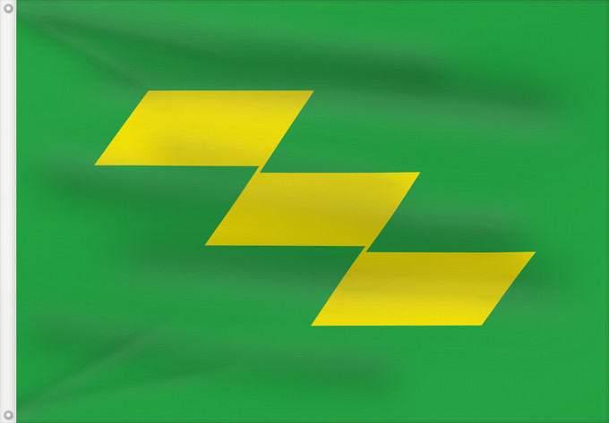 Drapeau, avec deux œillets métalliques et guindant renforcé : Miyazaki Prefecture Miyazaki Hayao Miyazaki Präfektur Miyazaki