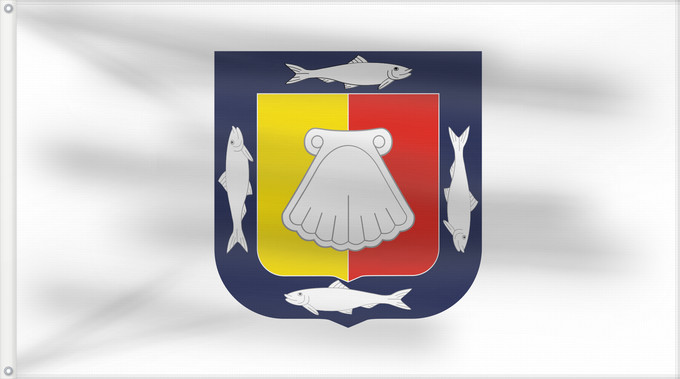 Drapeau, avec deux œillets métalliques et guindant renforcé : Baja California Sur Basse-Californie du Sud Baja California Sur