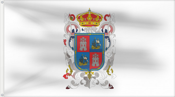 Drapeau, avec deux œillets métalliques et guindant renforcé : Campeche