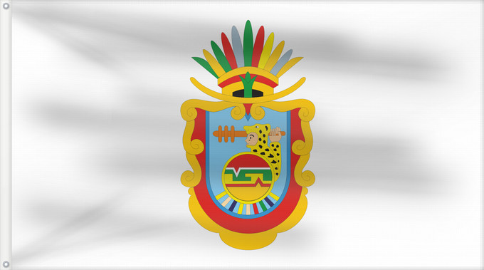 Drapeau, avec deux œillets métalliques et guindant renforcé : Guerrero	State of Guerrero	Guerrero 	guerrero