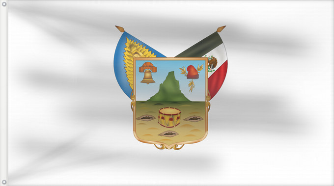 Flagge, mit zwei Metallösen und verstärktem Besatzband: Hidalgo	hidalgo y fidalgo