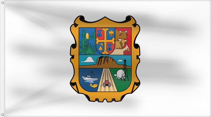 Drapeau, avec deux œillets métalliques et guindant renforcé : Tamaulipas