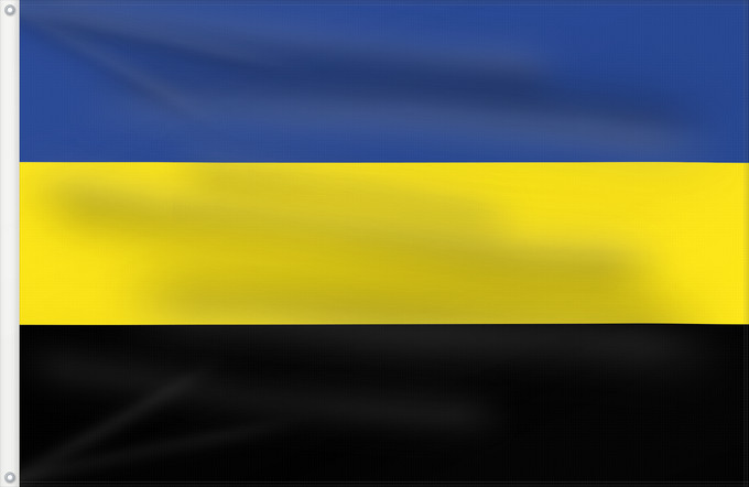 Flag, with two metal eyelets and reinforced hoist: Gelderland	Province of Gelderland in the Netherlands	Güeldres	Gelderland 