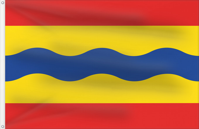 Bandera, con dos ojales metálicos y lado del asta reforzado: Overijssel	Province Overijssel	Overijsselse vlag