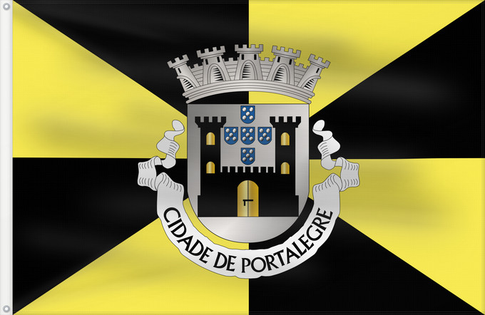 Flag, with two metal eyelets and reinforced hoist: Portalegre