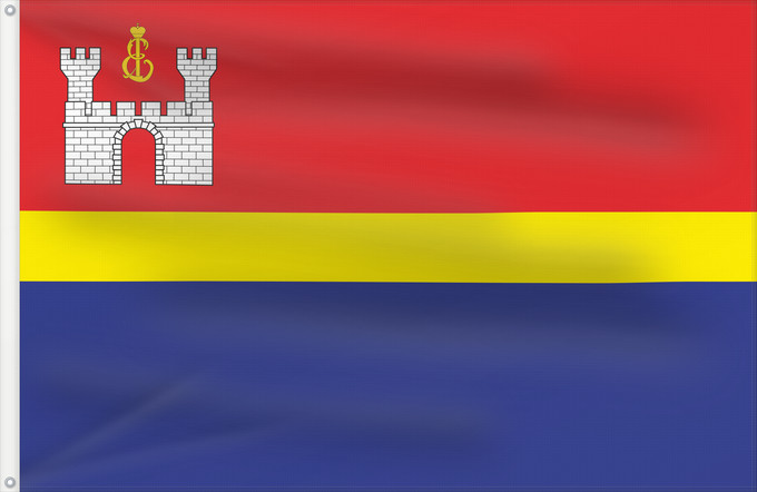 Drapeau, avec deux œillets métalliques et guindant renforcé : Kaliningrad Oblast	Modern  2006  flag of Kaliningrad Oblast	Oblast de Kaliningrad	Óblast de Kaliningrado 	Oblast Kaliningrad	Современный  2006  флаг Калининградской области