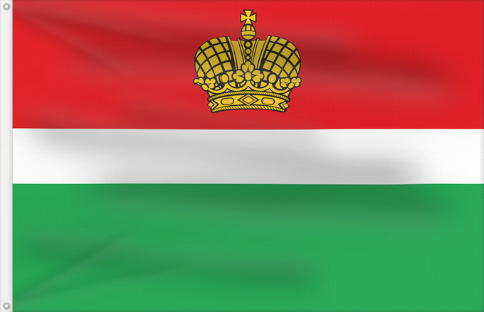 Drapeau, avec deux œillets métalliques et guindant renforcé : Kaluga Oblast	Oblast de Kalouga	Óblast de Kaluga	Oblast Kaluga
