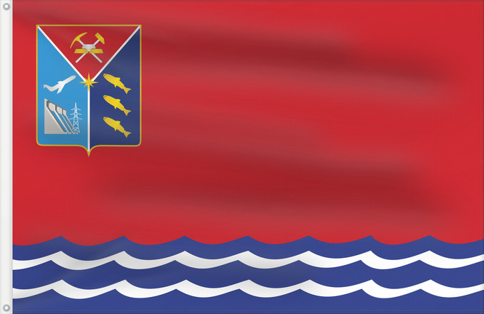 Drapeau, avec deux œillets métalliques et guindant renforcé : Magadan Oblast	oblast de Magadan	Óblast de Magadán	Oblast Magadan