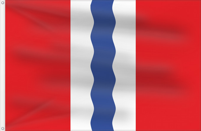Drapeau, avec deux œillets métalliques et guindant renforcé : Omsk Oblast	Omsk Oblast 	Oblast d'Omsk	Óblast de Omsk	Oblast Omsk