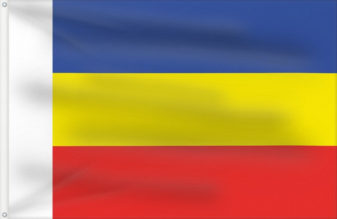 Flag, with two metal eyelets and reinforced hoist: Rostov Oblast	Oblast de Rostov	Óblast de Rostov	Oblast Rostow